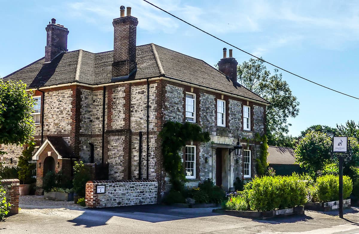 big detached brick house